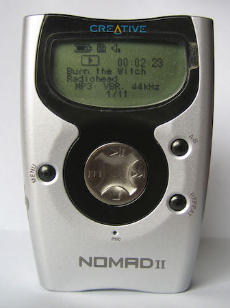 NOMAD II photo - front of device