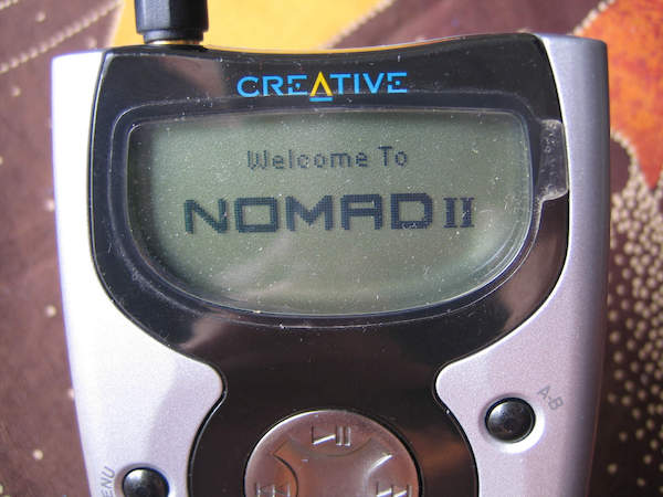 NOMAD II photo - Welcome screen