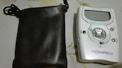 NOMAD II photo - white colour with carrying pouch.