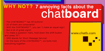Screen shot of Chatboard facts