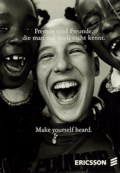 Print advertisement, slogan 'Make yourself heard'